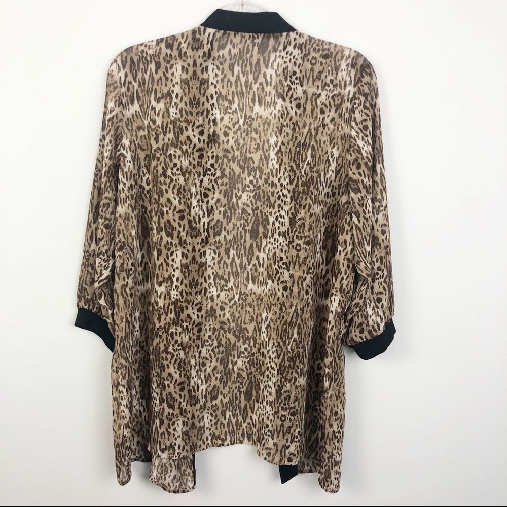 Signature Collection Leopard Kimono - Picture 6 of 6